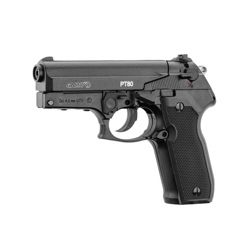 Pistolet à plomb CO2 Gamo PT-80 - Cal. 4.5