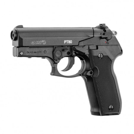 Pistolet à plomb CO2 Gamo PT-80 - Cal. 4.5