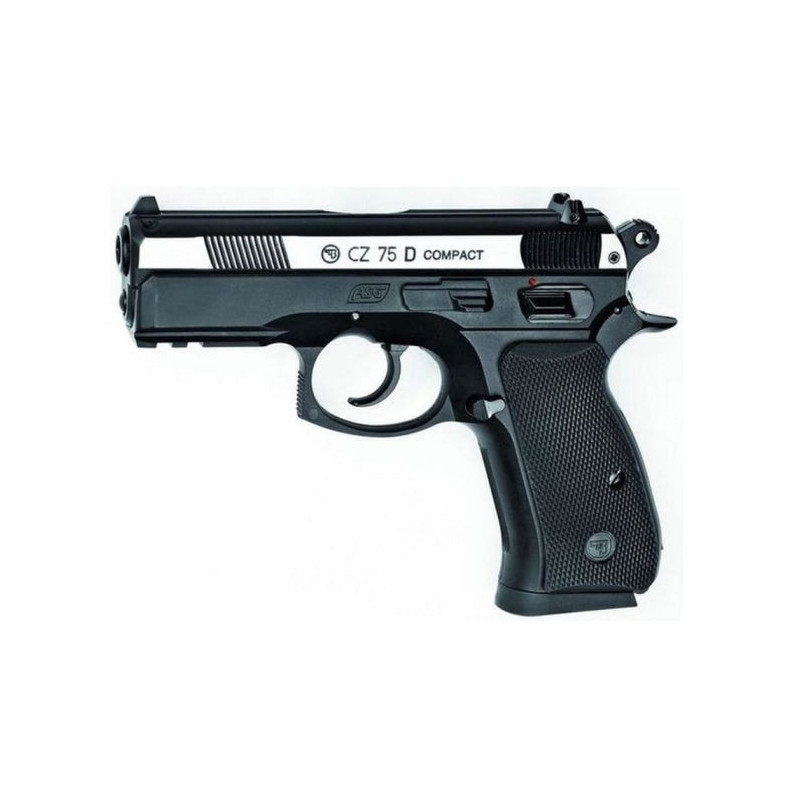 Pistolet à plomb CZ 75D compact Bicolore CO2 - Cal. 4.5 BB's