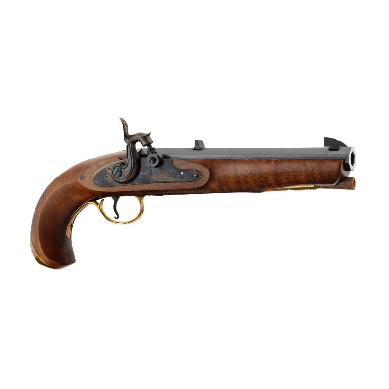 Pistolet Davide Pedersoli Rocky Mountain Trappeur à percussion en pack