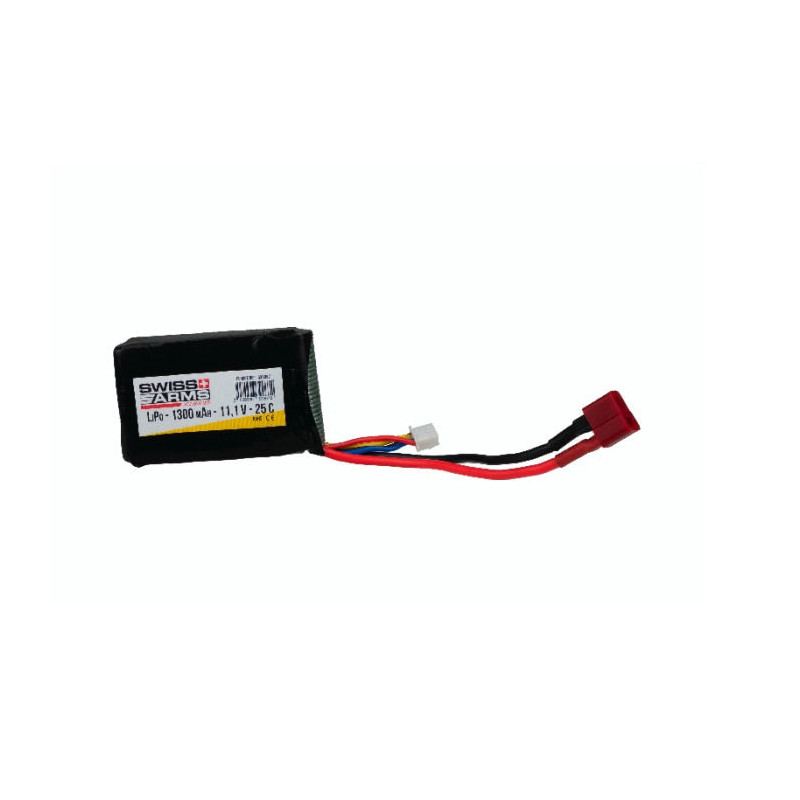 Pack batterie LIPO Swiss Arms T-Dean 1300 mAh 25C /C