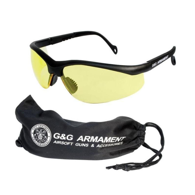 Lunettes de Protection G&G Armament CE Jaunes