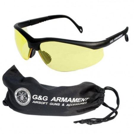 Lunettes de Protection G&G Armament CE Jaunes