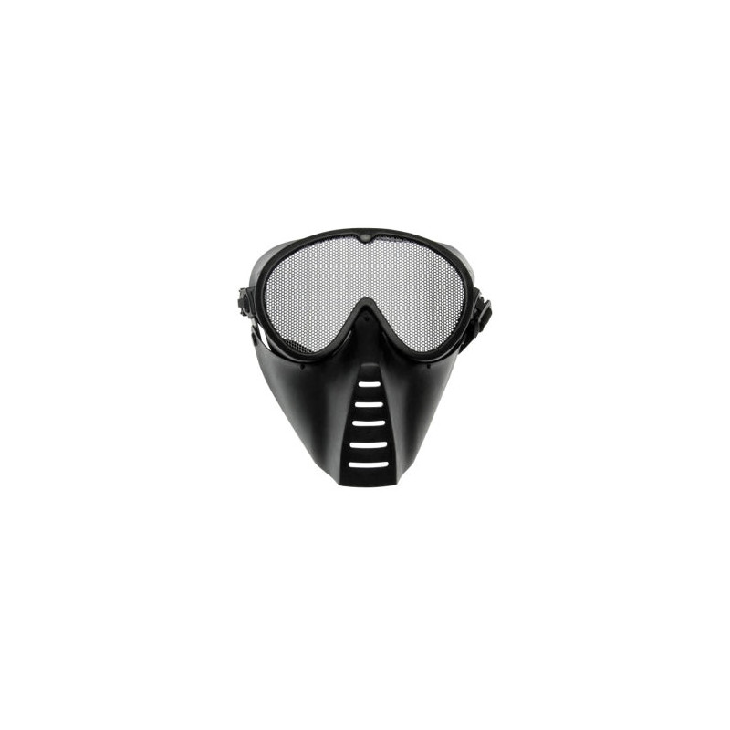 Masque avec Grille ASG Taille M - Noir