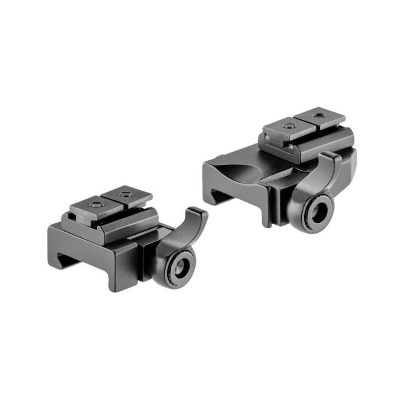 Montage Pivotant Recknagel Socle à levier Rail Sr coudé pour Prism 21 - Bh 13