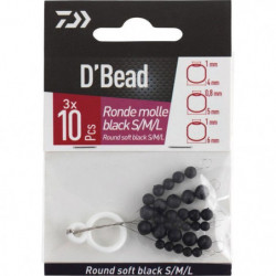Kit De Perles Molles Daiwa D'Bead Ovales ou rondes