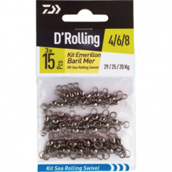 Kit émerillons Daiwa Baril Mer