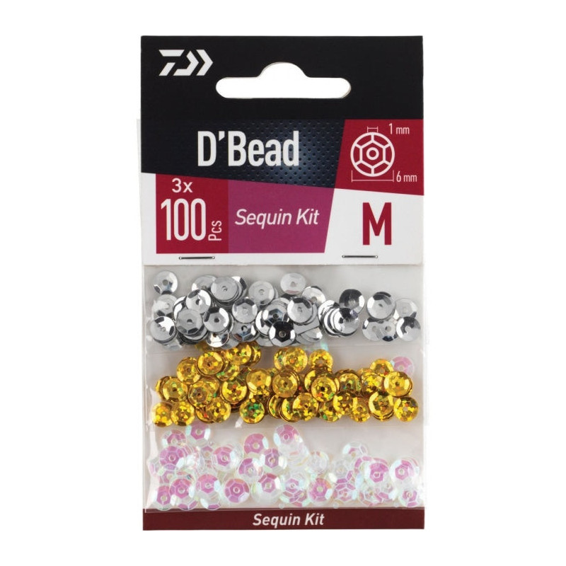 Kit Sequin Daiwa D'Bead 3 Couleurs