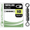Micro émerillons Garbolino Rolling triple