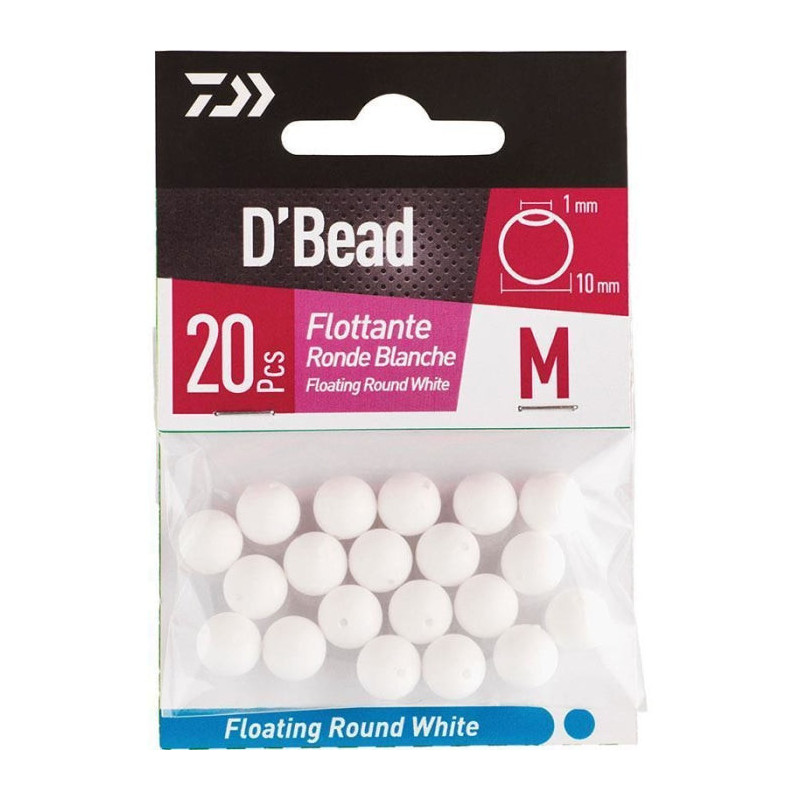 Perles Flottantes rondes Daiwa D'Bead