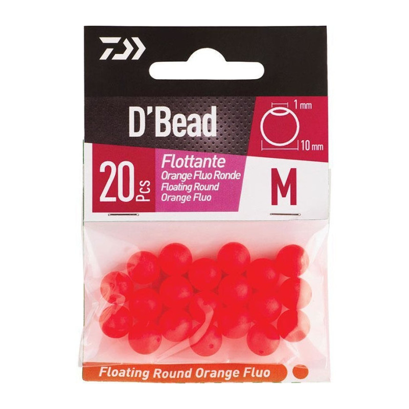 Perles Flottantes rondes Daiwa D'Bead