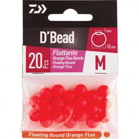 Perles Flottantes rondes Daiwa D'Bead