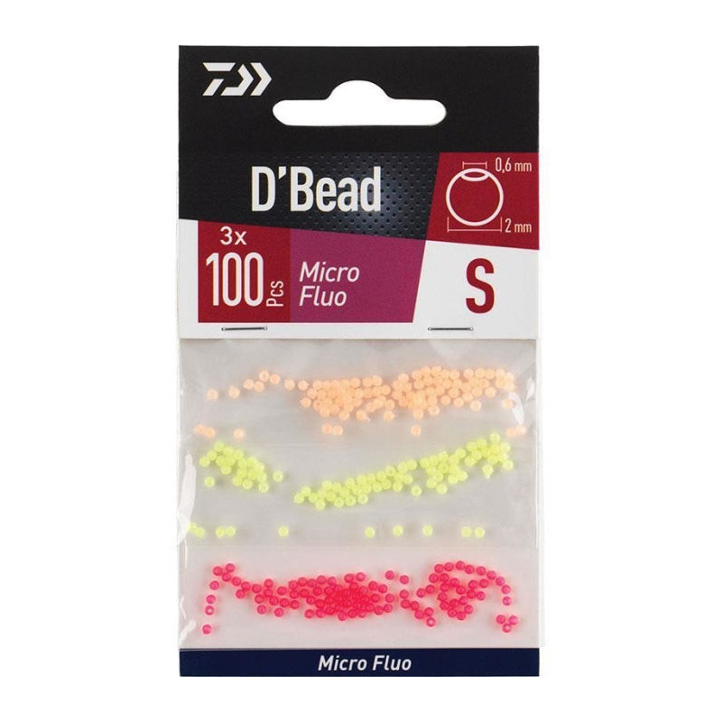 Perles Micro Beads Kit 3 couleurs Daiwa D'Bead