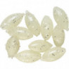 Perles ovale Daiwa siliconées - Par 15