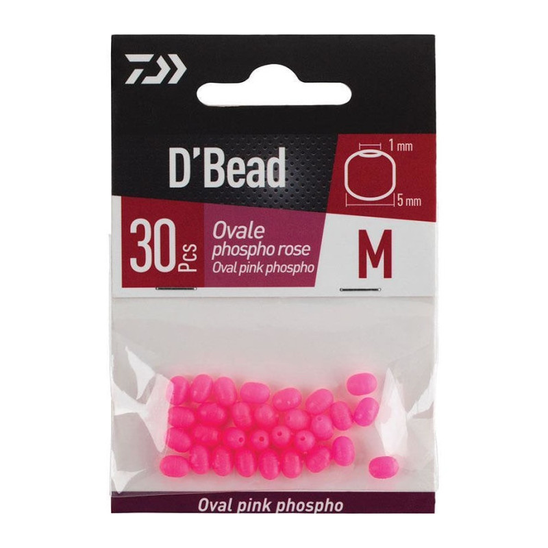 Perles Ovales Phosphoresentes Daiwa D'Bead