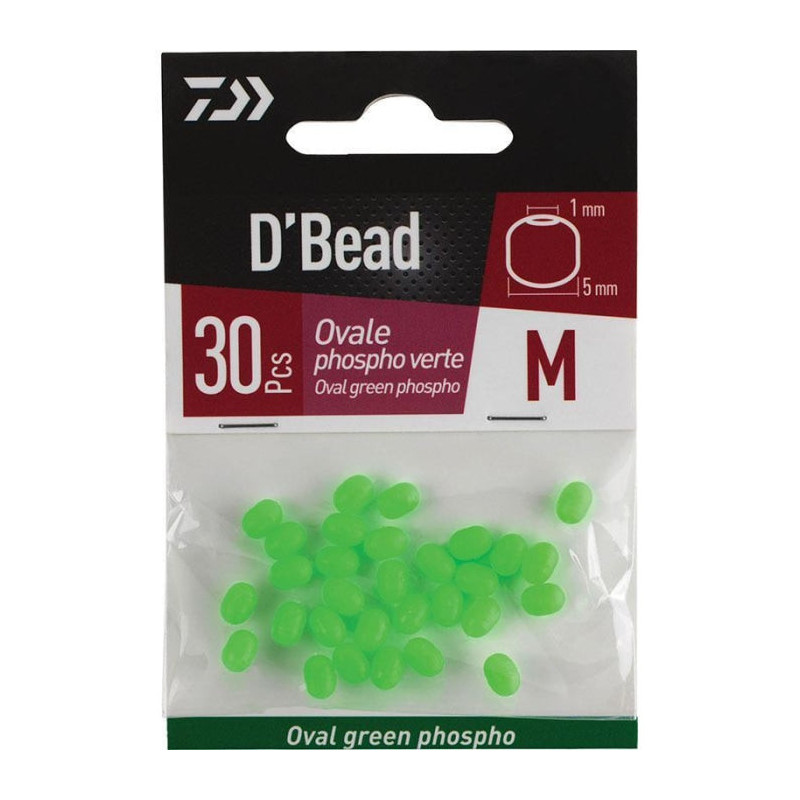 Perles Ovales Phosphoresentes Daiwa D'Bead