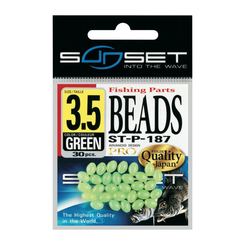Perles ovales Sunset Dures Phospho