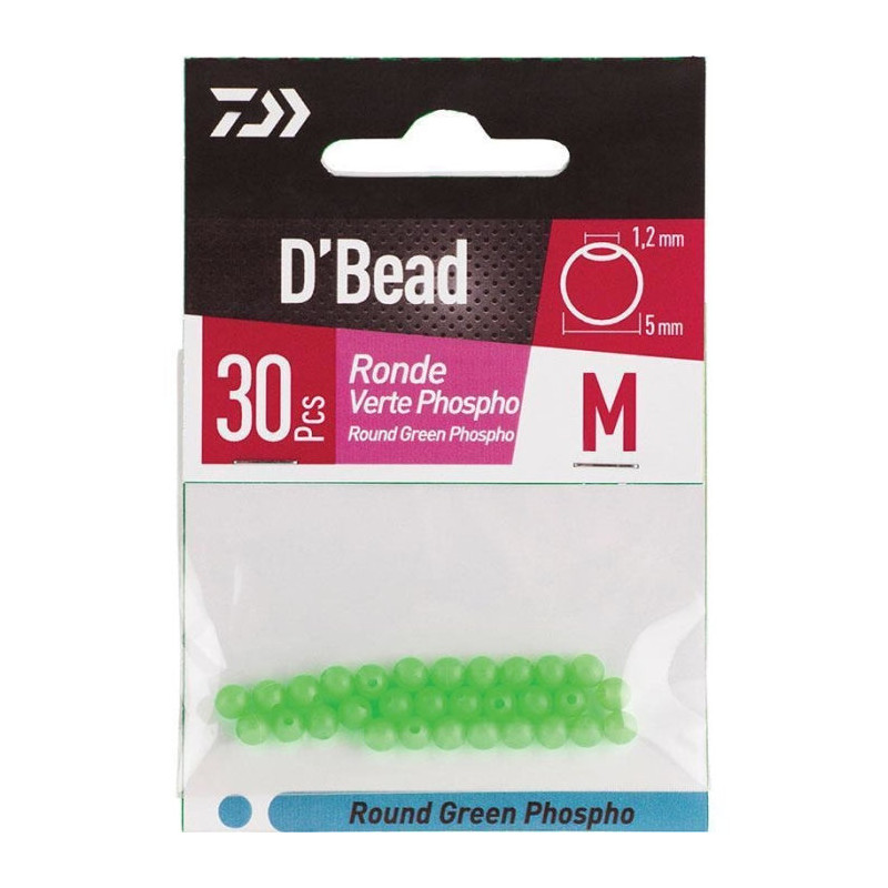 Perles rondes Daiwa D'Bead