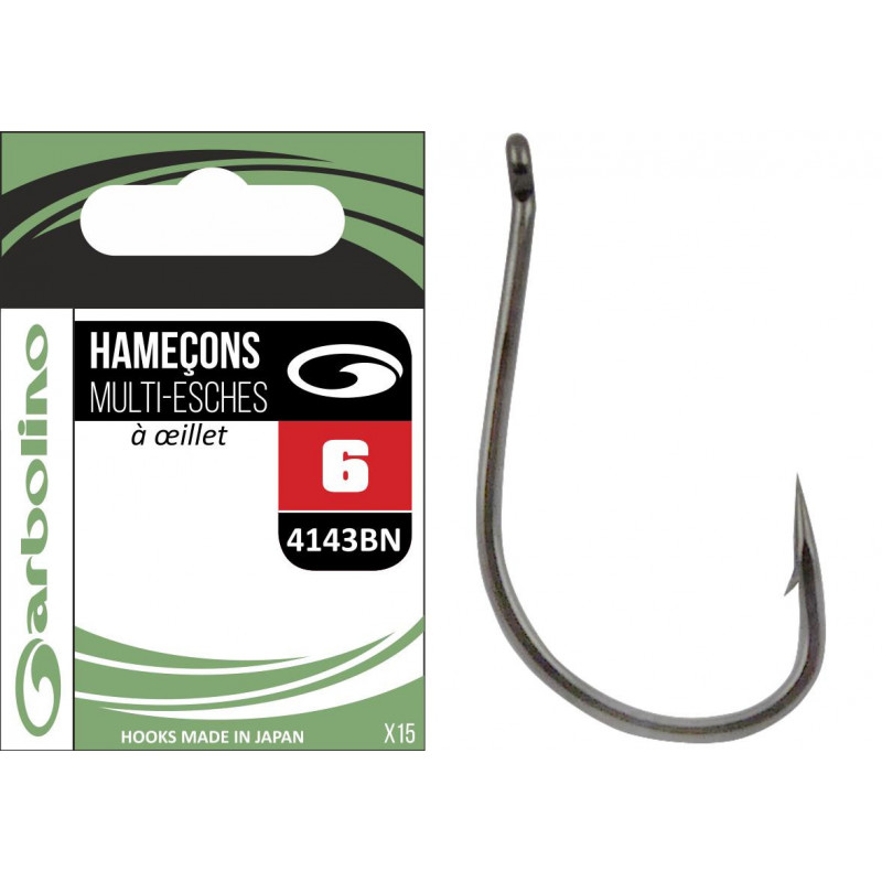 Streamline hameçons Garbolino Truite 4143BN