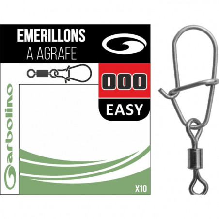 Streamline micro Garbolino émerillons simple agrafe easy