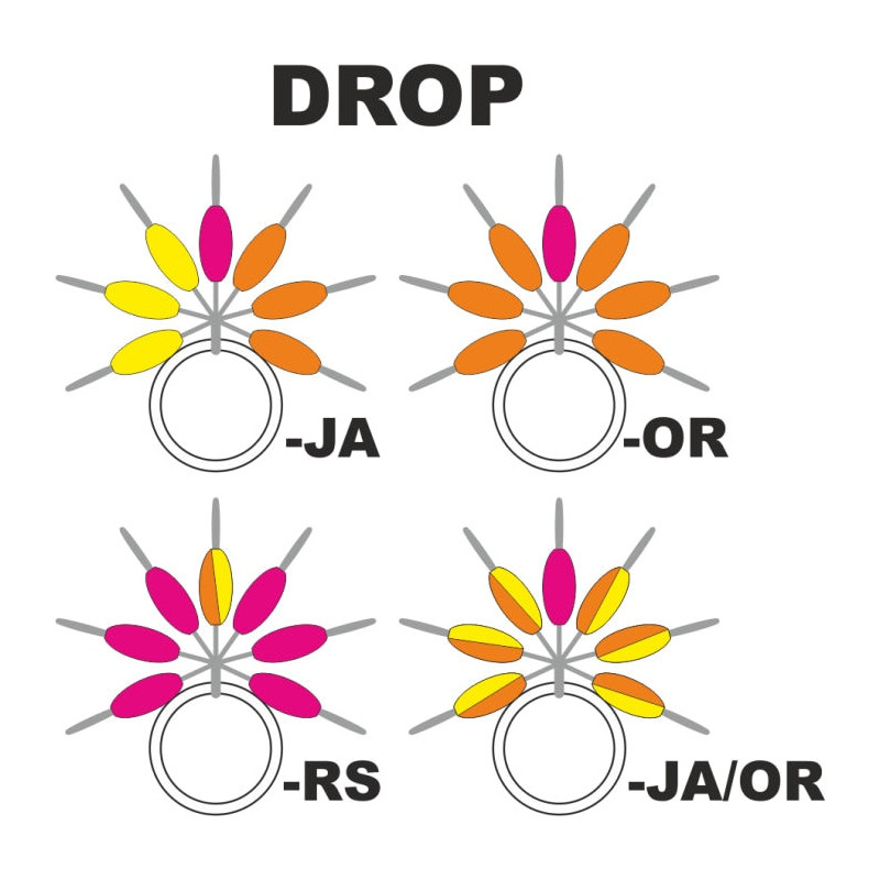 Streamline repères de lignes Garbolino DROP - Par 6