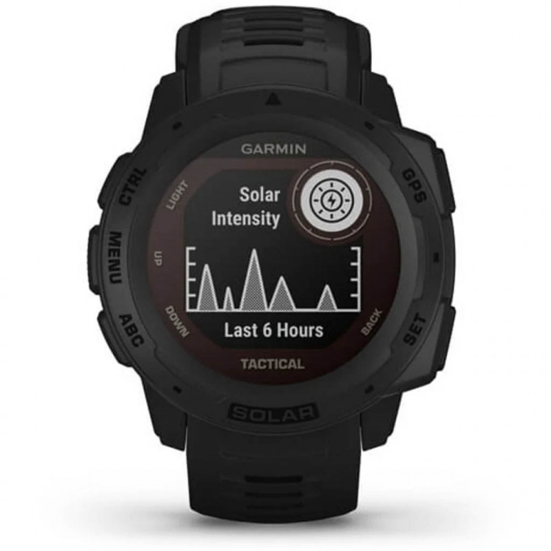 Montre GPS Multi-Fonctions Garmin Instinct Solar Tactical