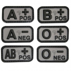 Patch PVC Groupe sanguin...