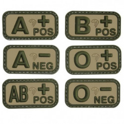 Patch PVC Groupe sanguin...