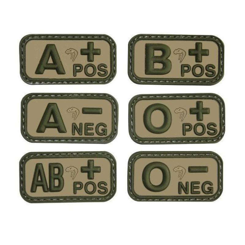 Patch PVC Groupe sanguin Vcam Viper