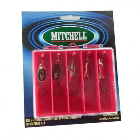 Kit de 5 Spinners - Cuilleres Mitchell