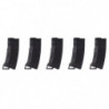 Pack de 5 chargeurs Mid-cap Speed 130 billes pour M4 AEG