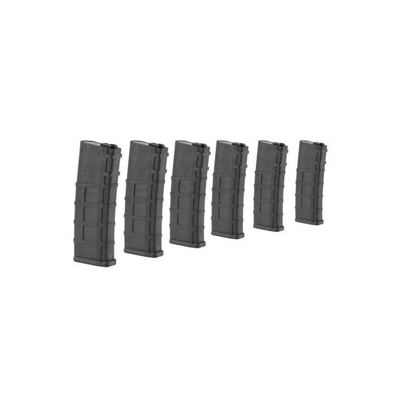 Pack de 6 chargeurs real-cap 30 billes pour M4 séries - BO manufacture