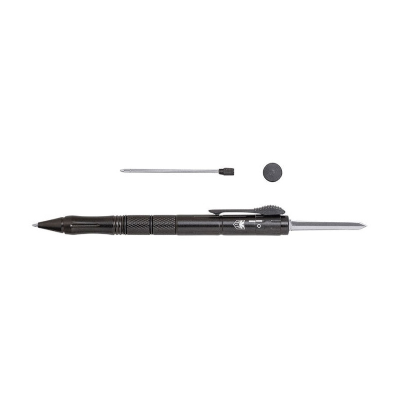 Stylo Couteau Cobra Tec OTF Pen Knife Black - Lame 45mm