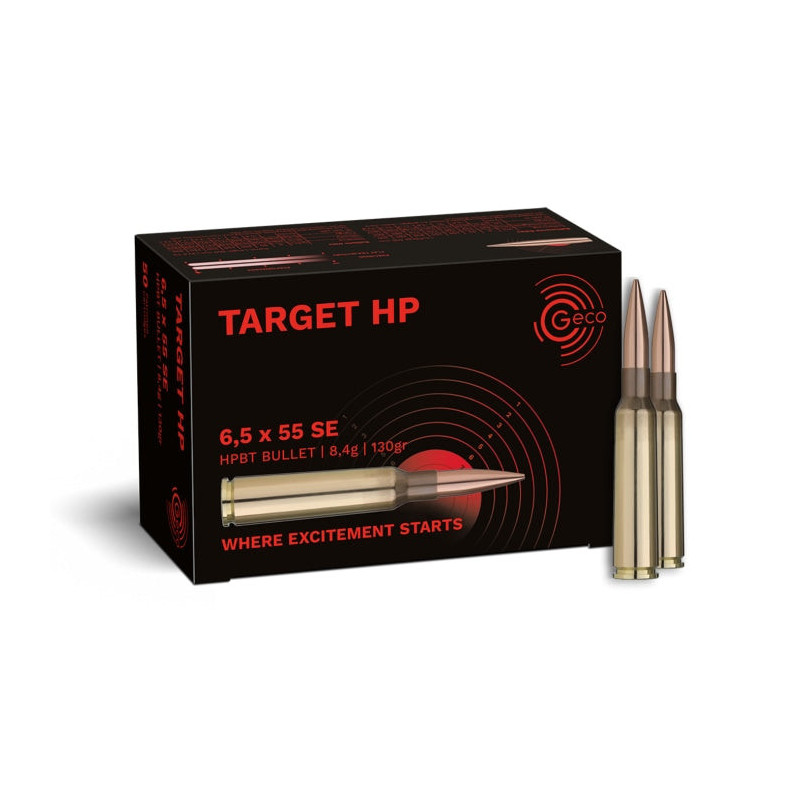 Balles Geco Target HP - Cal. 6.5x55 SE