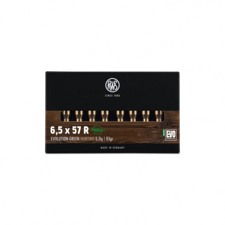 Balles RWS Evo Green - Cal. 6.5x57R