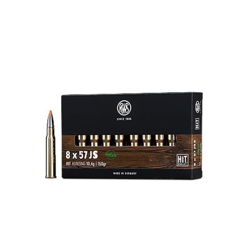 Balles RWS HIT 10.4 g - Cal. 8x57 JS