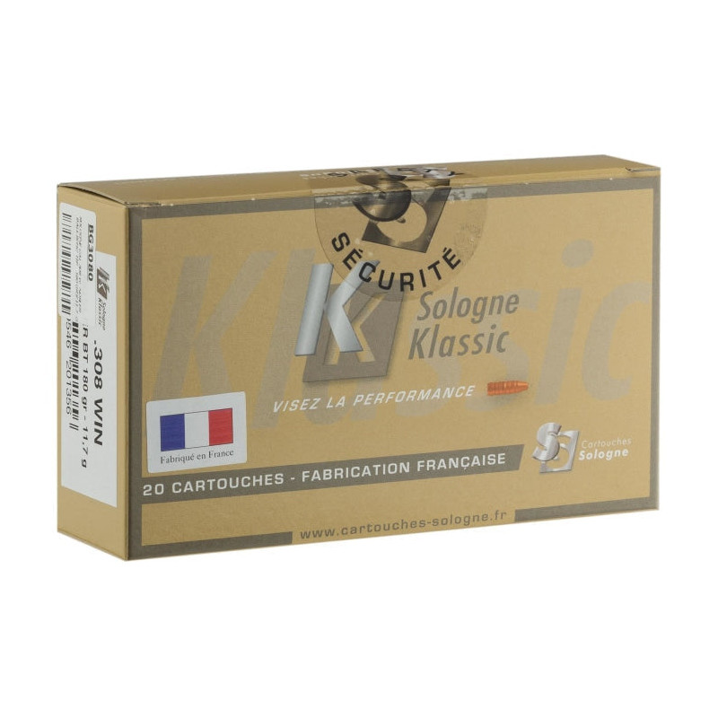 Balles Sologne Nosler Ballistic TIP - 308 Win