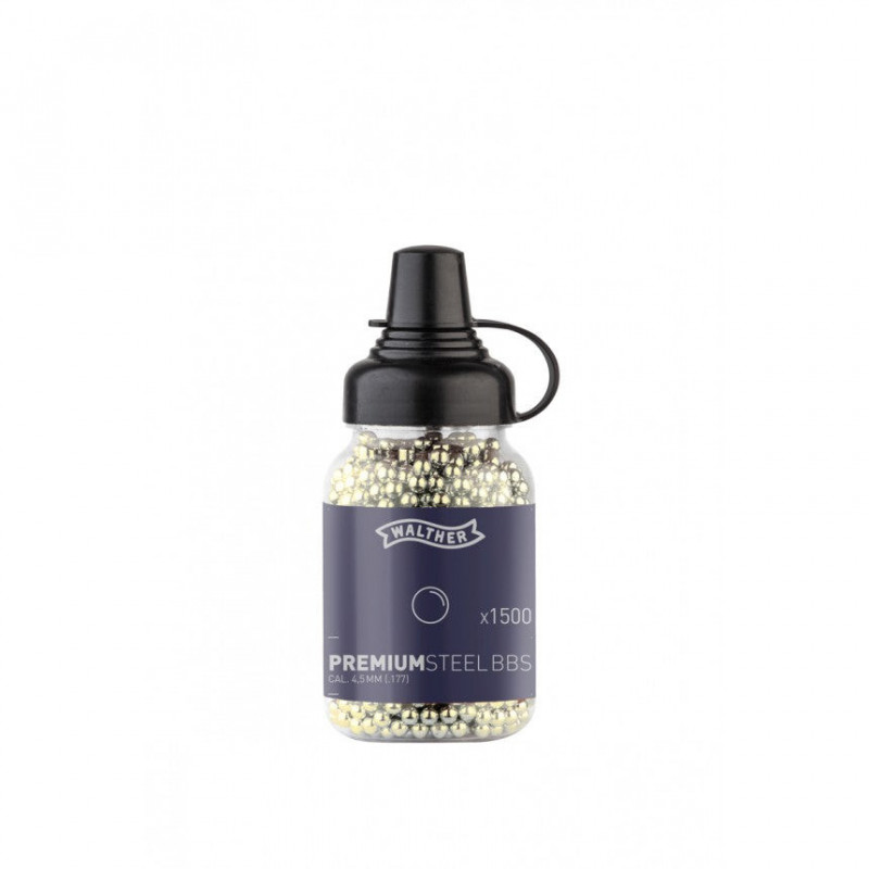 Billes en bouteille Walther Premium Steel BBs