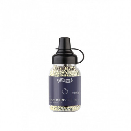 Billes en bouteille Walther Premium Steel BBs