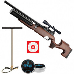 Carabine PCP Aselkon Mx6 Régulateur Jet Black - 19 Joules