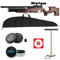 Carabine PCP Aselkon Mx6 Régulateur Jet Black - 19 Joules