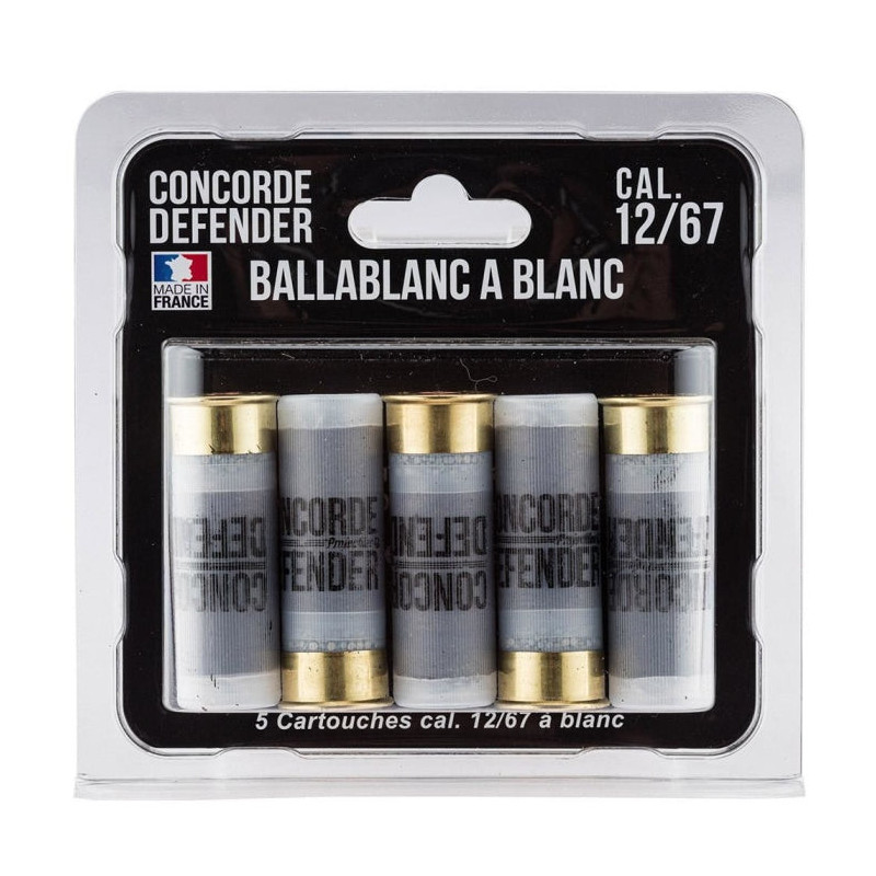 Cartouches à blanc Concorde Defender Mini Ballablanc - Cal. 12/67