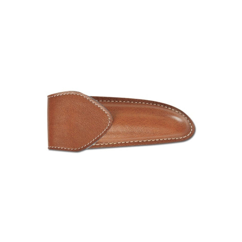 Etui Pielcu Cuir Moulé Doublé Marron 23 - 145x58x15mm