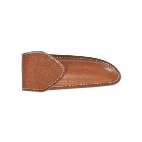 Etui Pielcu Cuir Moulé Doublé Marron 23 - 145x58x15mm