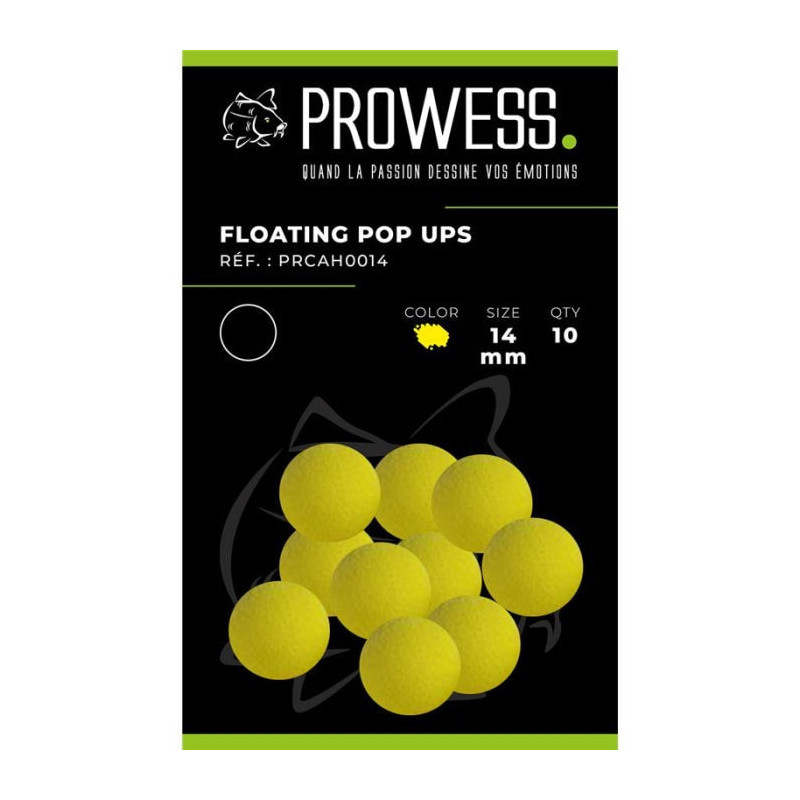 Fausses bouillettes flottantes Prowess Pop Up Eva - Par 10