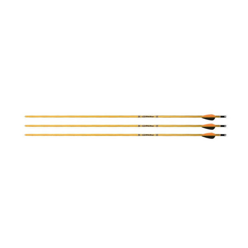 Flèche Aluminium Shoot Again Starter gold pointes collées - 70 cm