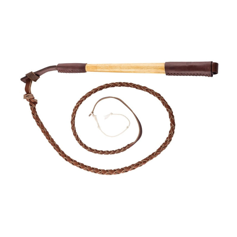 Fouet de Chasse Country Sellerie Luxe Manche Bois