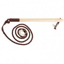 Fouet de Chasse Country Sellerie Vénerie Manche Bois