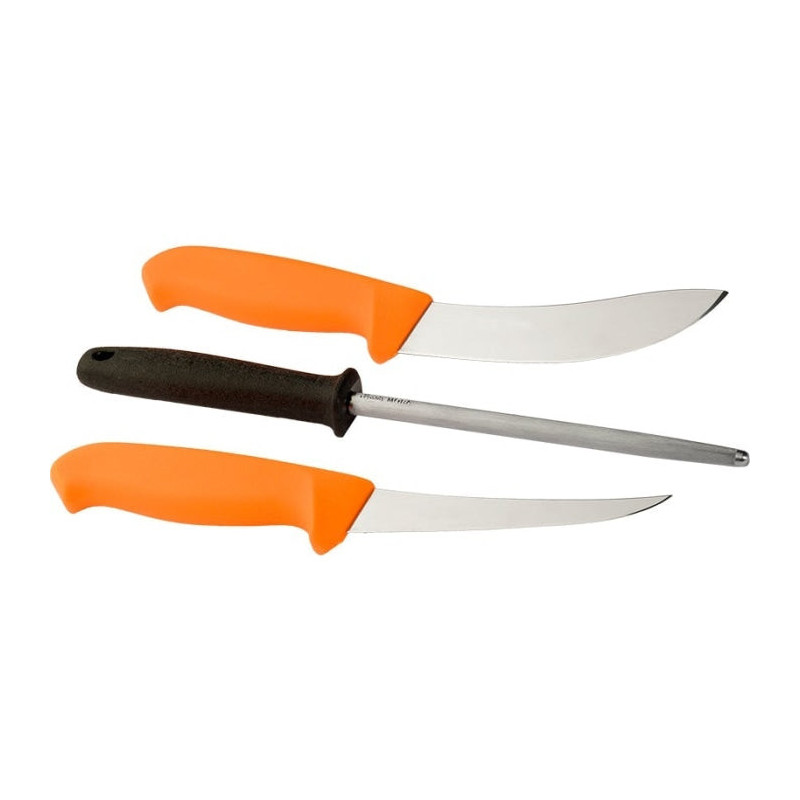 Kit Chasse Morakniv 2 Couteaux à Dépecer Fusil à Aiguiser