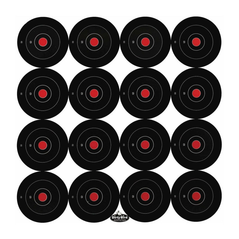 Lot de 172 cibles 3'' réactives Dirty Bird